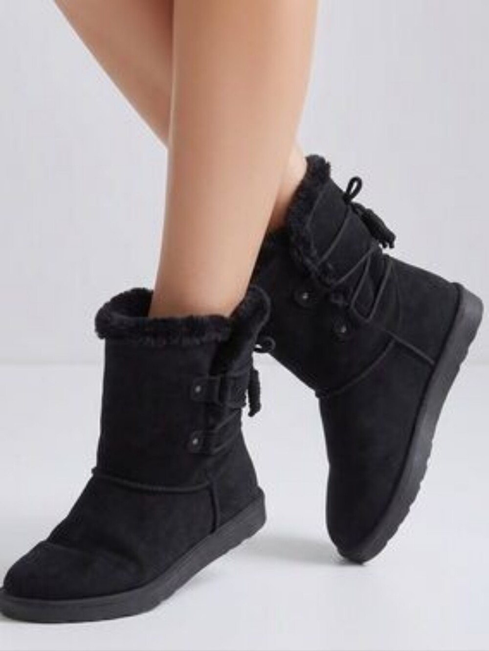 NWT Pop Women's Melodious Suede-Like Winter Boots